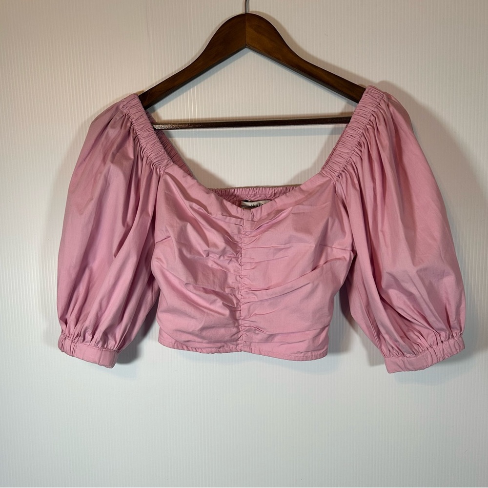 Abercrombie & Fitch Pink Cropped Top Size XS - Picture 2 of 13